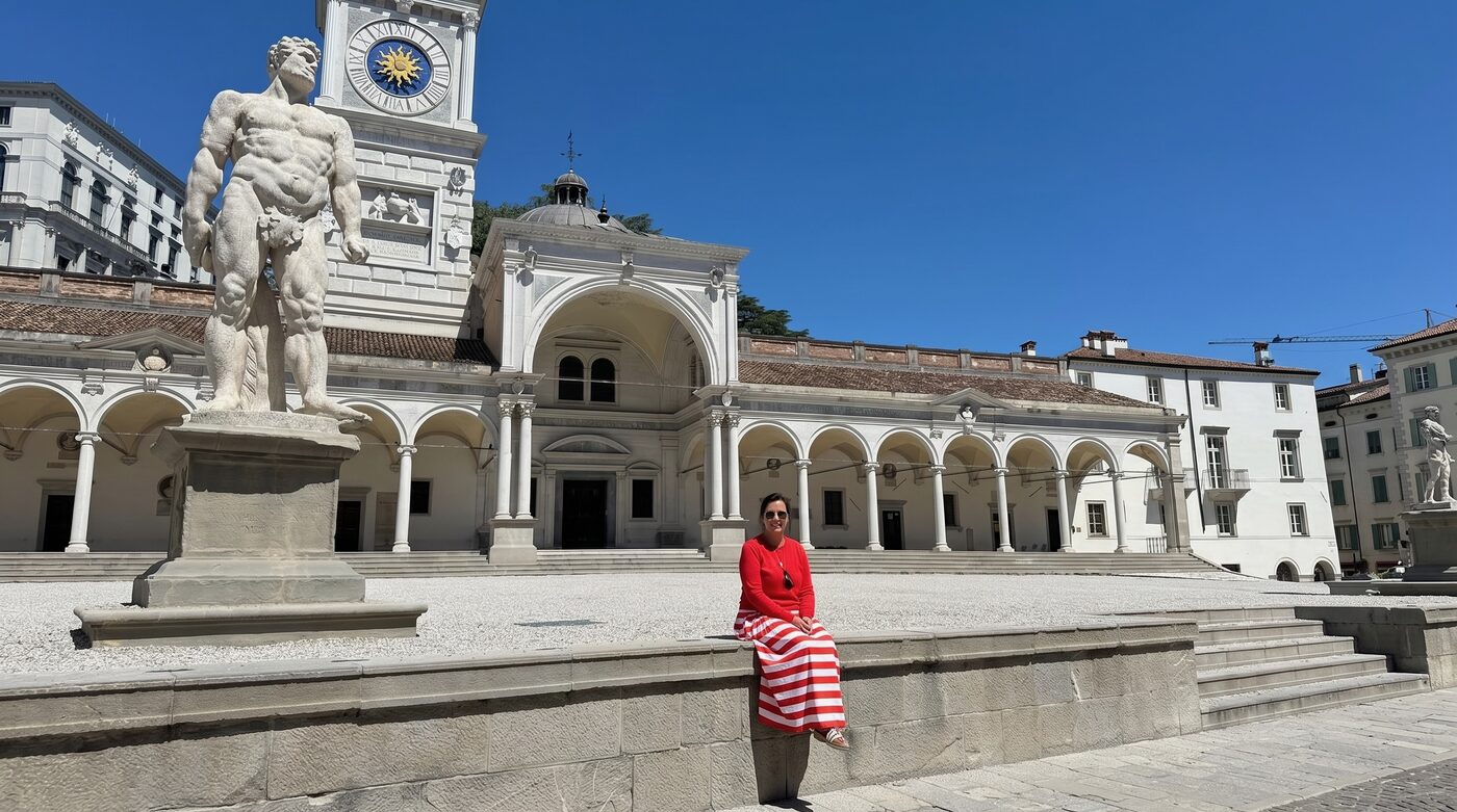 Historischer Platz in Italien, nahe Kärnten